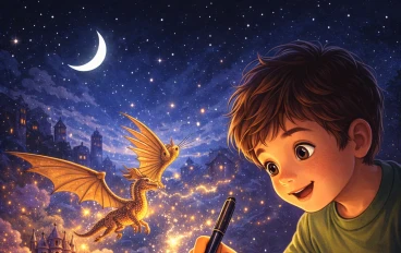 قصة القلم السحري | من أجمل قصص أطفال قبل النوم الهادفة