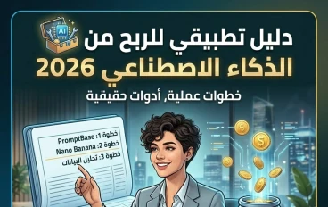 كيفية الربح من الذكاء الاصطناعي 2026: خطوات عملية لجني المال (دليل الأدوات والمنصات)