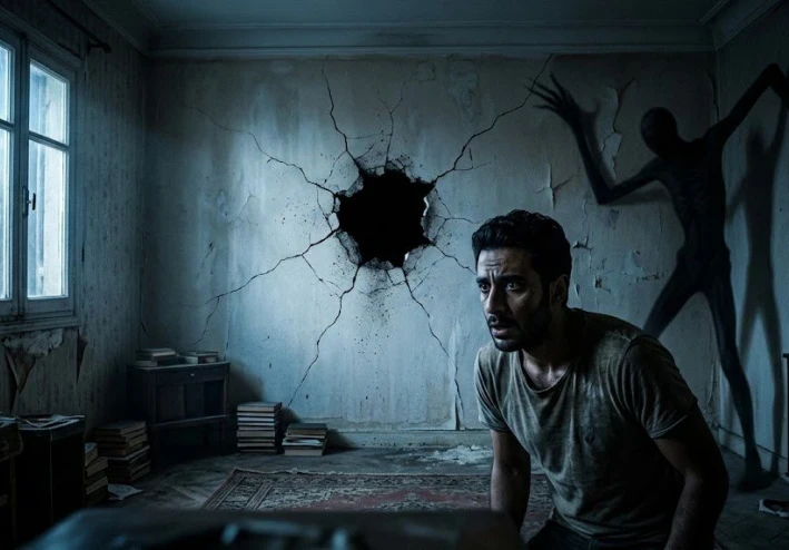 ظل خلف الجدار