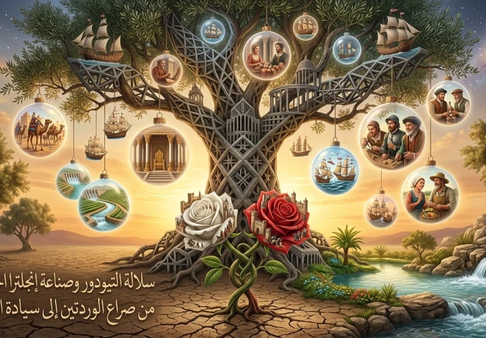 سلالة التيودور وصناعة إنجلترا الحديثة: من صراع الوردتين إلى سيادة البحار