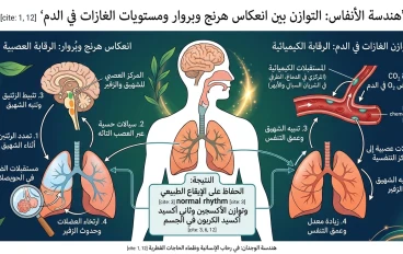 هندسة الأنفاس: التوازن العصبي والكيميائي في تنظيم الحركات التنفسية