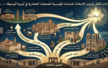 منارات الفكر ودروب الانبعاث: المسارات المؤسسية للصحوات الحضارية في أوروبا الوسيطة