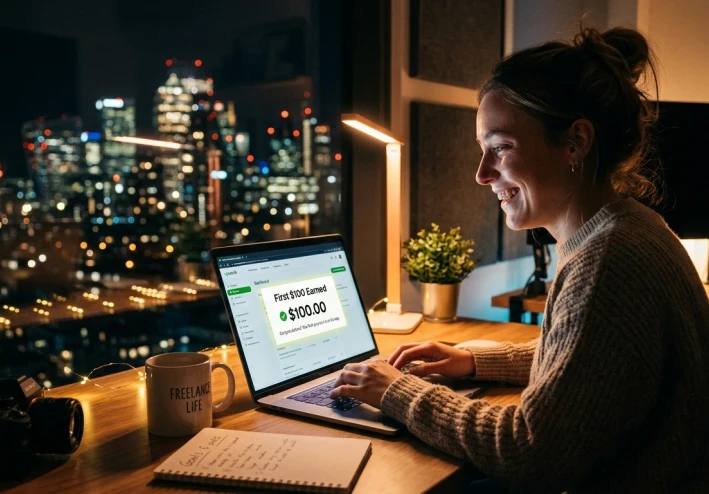 كيف تحقق أول 100 دولار من الإنترنت خلال 30 يومًا