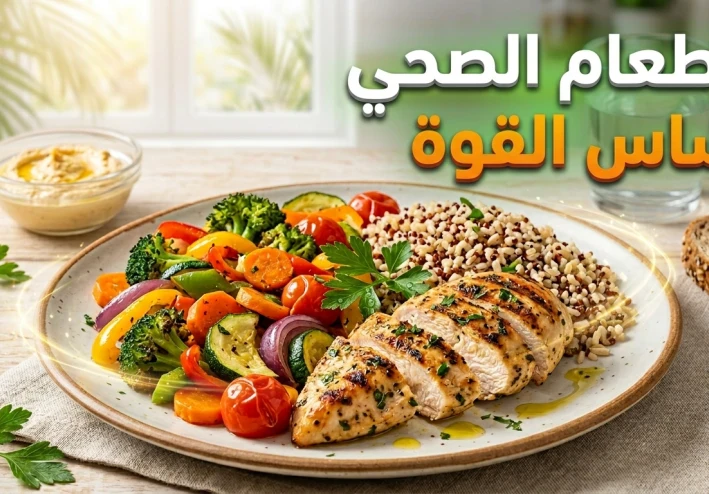 🥗 الطعام الصحي: أساس القوة والحياة المتوازنة