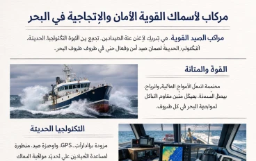 مراكب صيد الأسماك القوية: أدوات الصيادين لمواجهة البحر