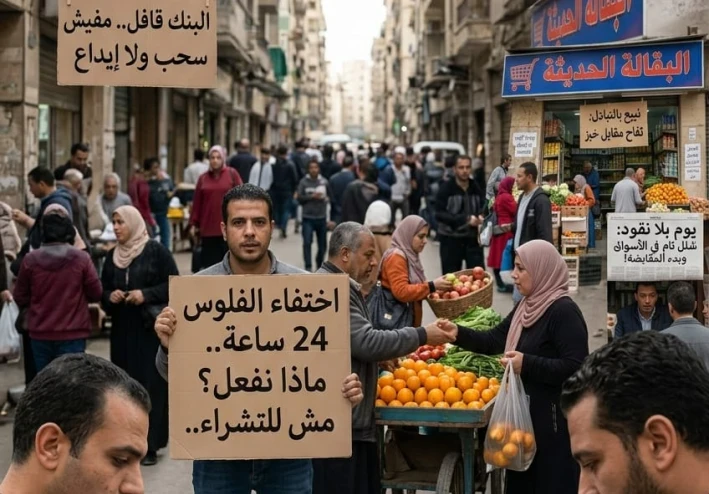 ماذا لو اختفيت الفلوس 24 ساعه ؟