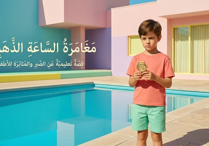 مغامرة الساعة الذهبية | قصة أطفال عن الصبر والمثابرة