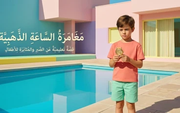 مغامرة الساعة الذهبية | قصة أطفال عن الصبر والمثابرة