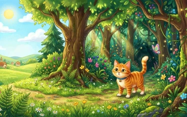 مغامرة القطة الصغيرة | قصة أطفال عن الشجاعة ومواجهة الخوف