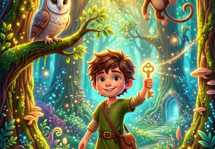 سرُّ المفتاح الذهبي في غابة الأمل