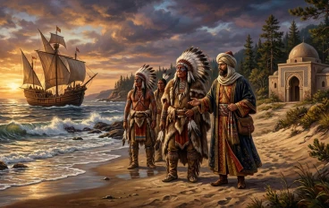 "الحقيقة التي أخفاها التاريخ: هل كان الهنود الحمر على صلة بالإسلام قبل اكتشاف أمريكا؟"😱