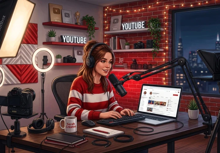 الربح من يوتيوب: دليل احترافي لبناء مصدر دخل مستدا