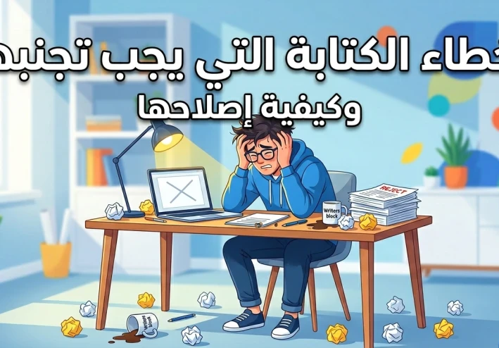 "تجنب هذه الأخطاء عند كتابة مقالاتك وارتقِ بمستوى محتواك"