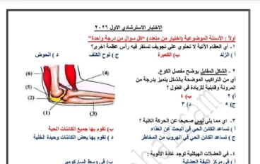 تحميل إجابات وأسئلة نماذج الوزارة لمادة الأحياء للصف الثالث الثانوي 2026، 