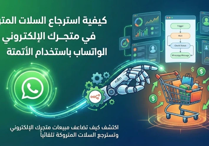 كيفية استرجاع السلات المتروكة في متجرك الإلكتروني عبر الواتساب باستخدام الأتمتة