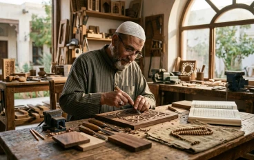 العمل مع الله عباده