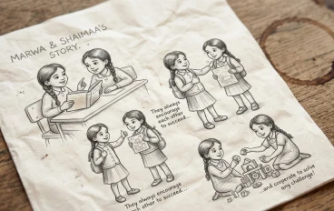 قصة صديقتين منذ الطفولة | مروة وشيماء وقوة الصداقة الحقيقية