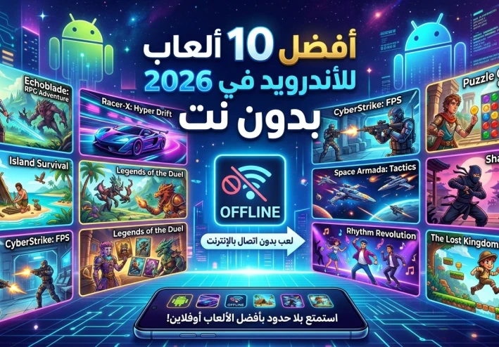 افضل 10  العاب للاندرويد انصحك انك تجربهم في 2026