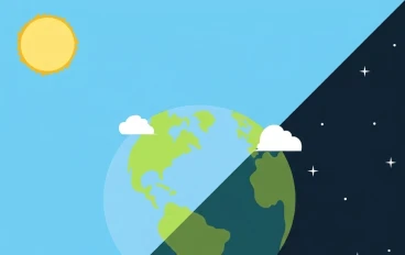 تعاقب الليل والنهار رحلة الأرض اليومية التي لا يشعر بها الإنسان