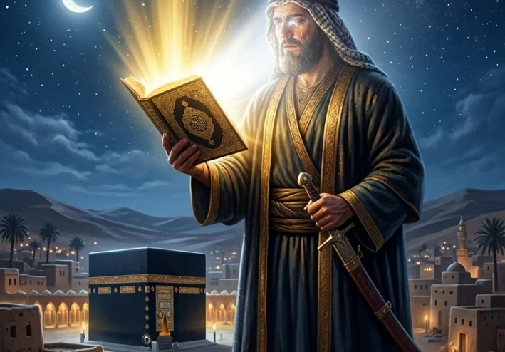 قصة إسلام سيدنا عمر بن الخطاب: من عدوٍ للإسلام إلى أحد أعظم قادة المسلمين ⚔️✨