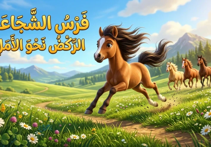 الحصان الصغير وسباق الرياح: رحلة شجاعة نحو الثقة بالنفس✨