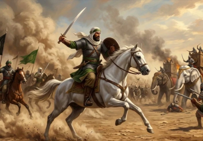 القعقاع بن عمرو التميمي: (أسطورة الفتوحات عبقرية عسكرية منقطعة النظير