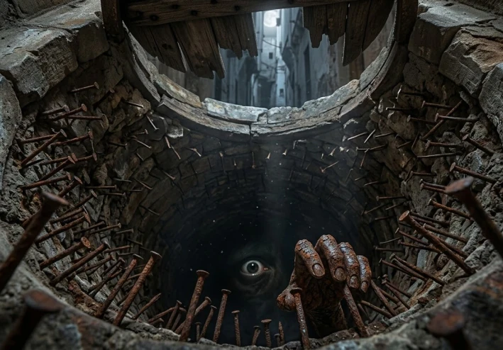 صدى الصدأ: السر المدفون في بئر المسامير