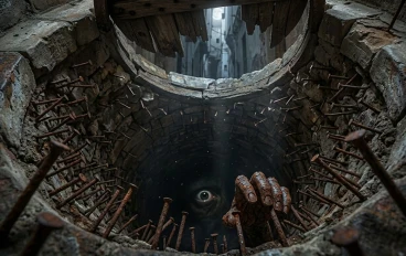  صدى الصدأ: السر المدفون في بئر المسامير