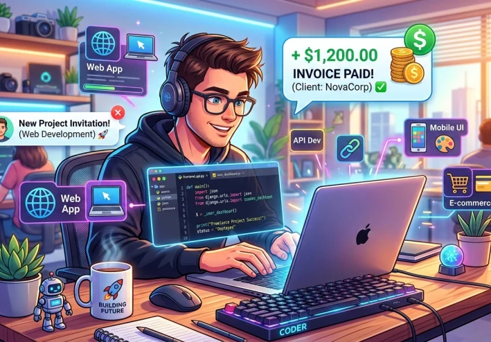 كيف حصلت على أول عميل برمجة حتى لو لم تكن لديك خبرة