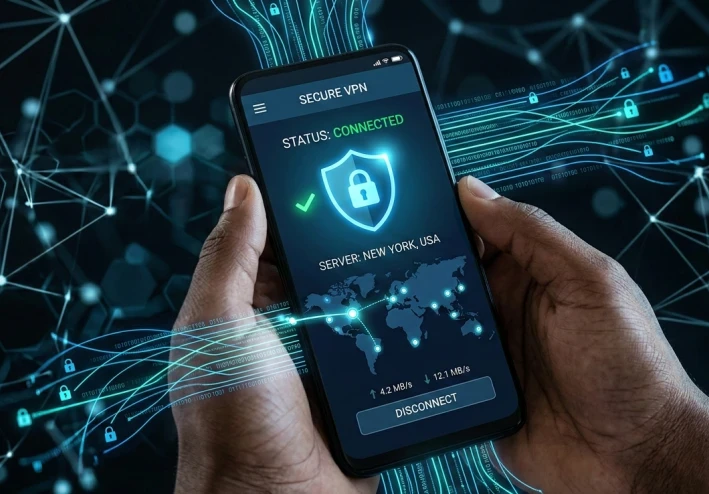 أفضل 5 تطبيقات VPN مجانية للاندرويد والايفون لفتح المواقع المحجوبة 2025