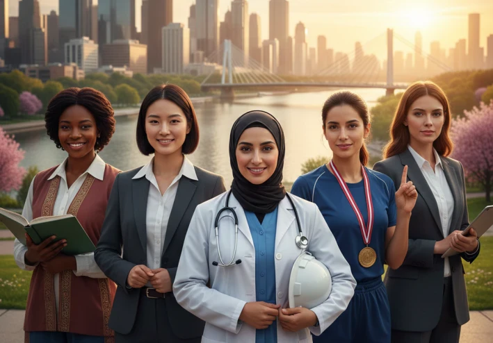 وراء كل مجتمع قوي… امرأة عظيمة