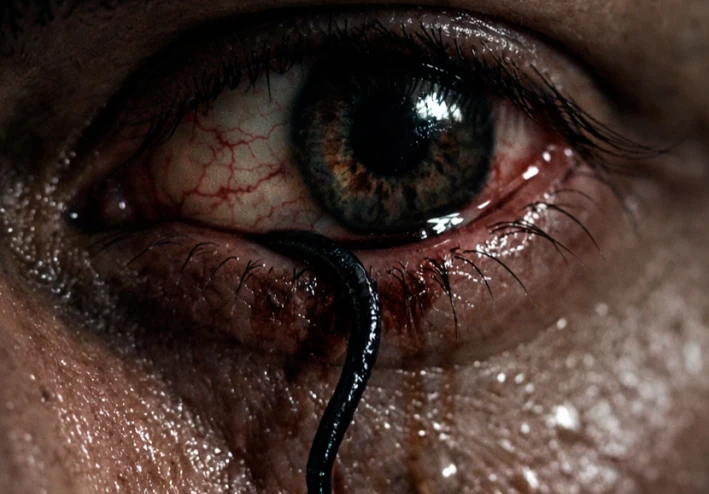 الخيط الأسود الذي كان يتحرك في عين علي… قصة مرعبة حدثت في ليلة واحدة