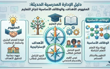 دليل الإدارة المدرسية الحديثة: المفهوم، الأهداف، والوظائف الأساسية لنجاح التعليم