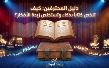 دليل المحترفين: كيف تلخص كتاباً بذكاء وتستخلص زبدة الأفكار؟