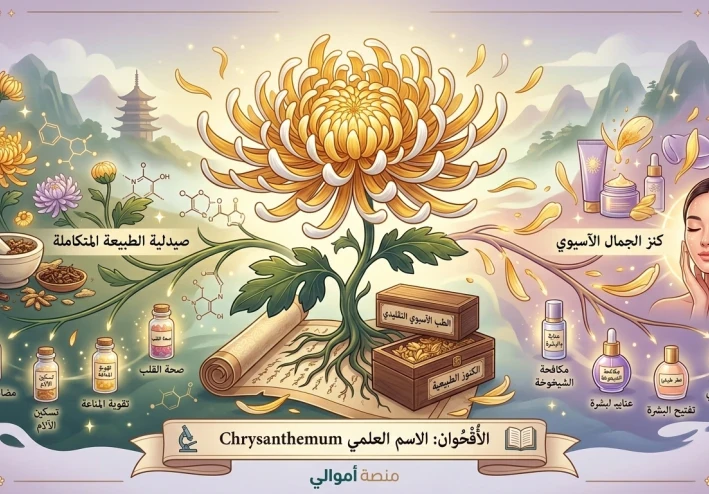 زهرة الأقحوان (Chrysanthemum): صيدلية الطبيعة المتكاملة وكنز الجمال الآسيوي