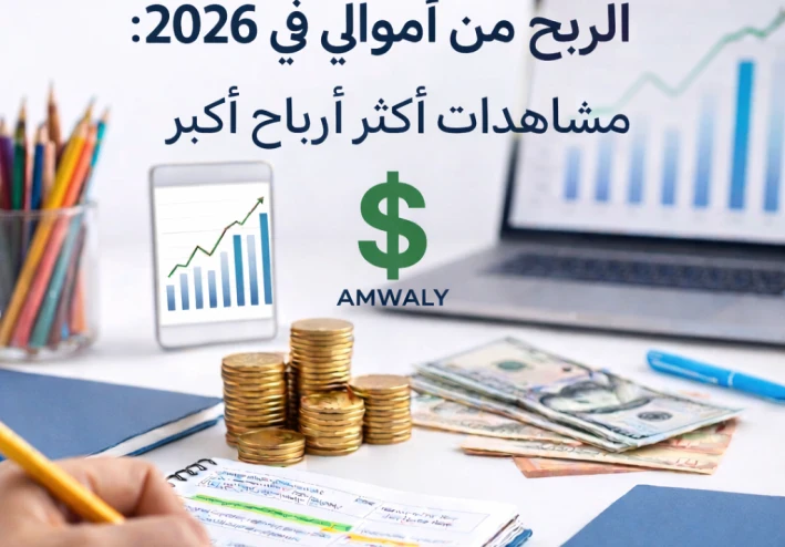 "دليل الربح من منصة أمـوالي 2026: شرح نظام الأرباح وزيادة المشاهدات"
