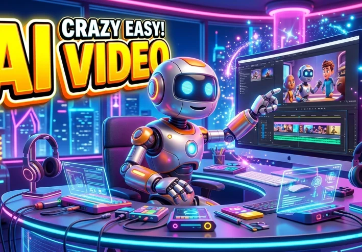 كيف تصنع فيديوهات بالذكاء الاصطناعي خطوة بخطوة للمبتدئين (دليل شامل 2026)