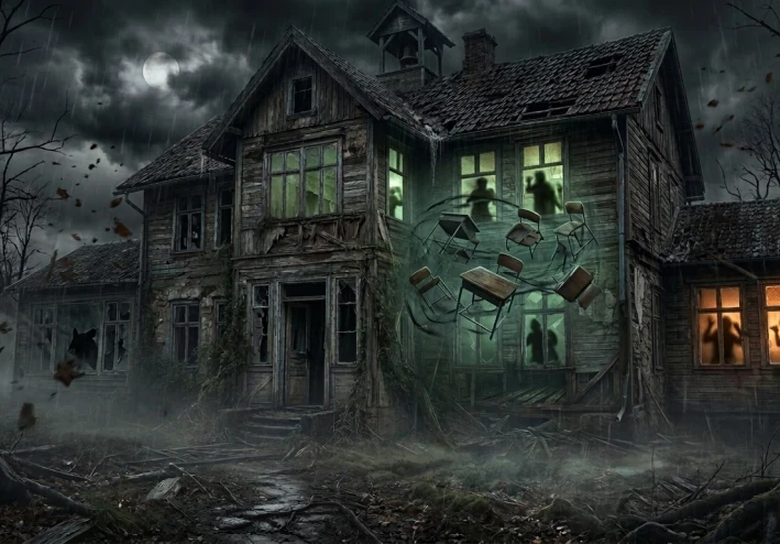 قصة ماريا (الجزء الثاني) - المدرسة المسكونة