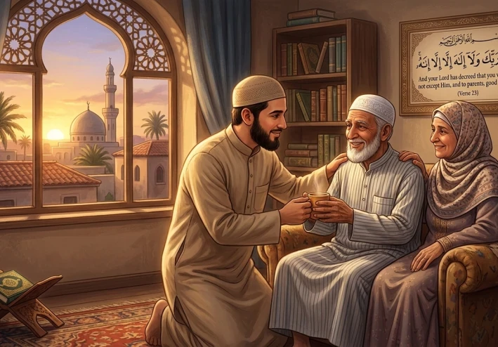 برّ الوالدين وأهميته في حياة الإنسان