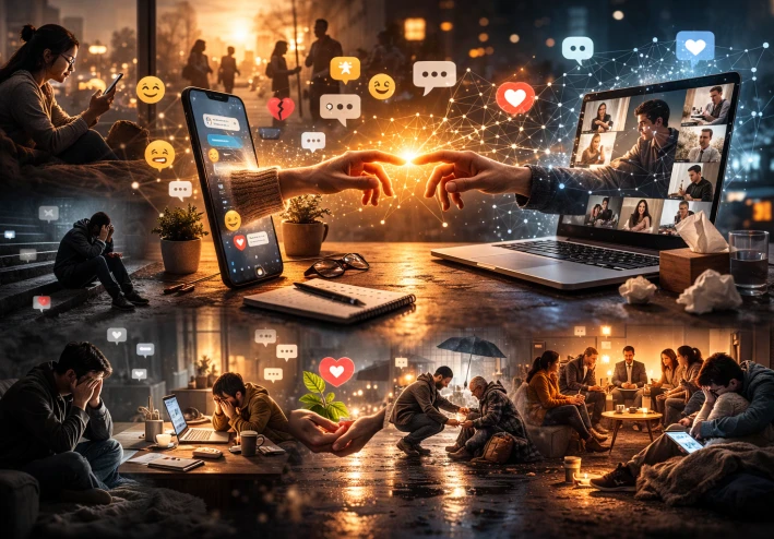 مفارقة العصر بين التواصل المستمر والشعور بالوحدة