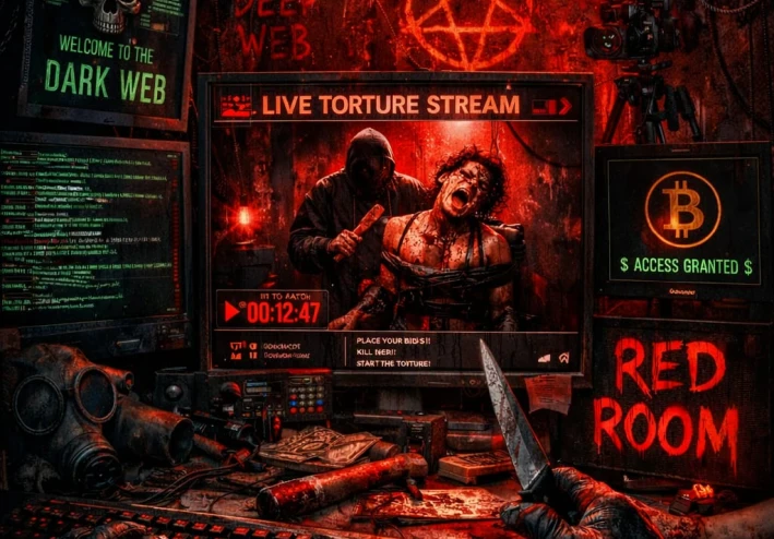 قصة اختطافي فى الغرفة الحمراء بسبب دخولى للدارك ويب و الديب ويب