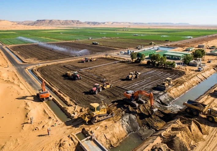 أهمية استصلاح الأراضي في سد الفجوة الغذائية وتحقيق الأمن الغذائي