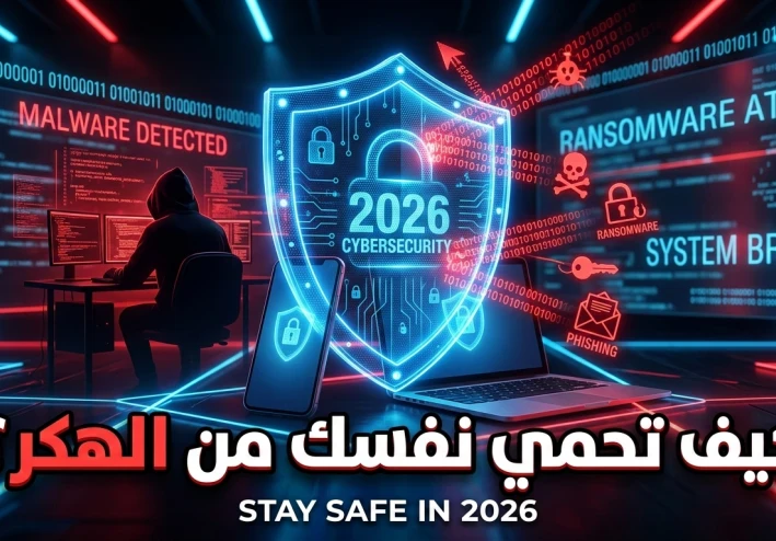 أخطر تهديدات الأمن السيبراني في 2026 وكيف يمكنك حماية نفسك