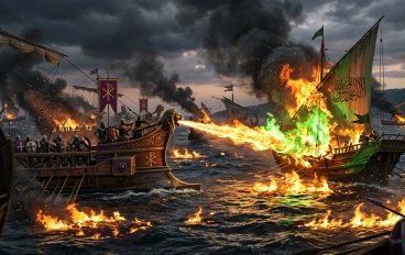 لغز "نار الإغريق": السلاح السري الذي أنقذ إمبراطورية من الفناء