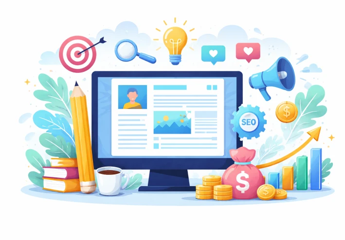 كيف تنشئ مدونة ناجحة وتربح المال من أي منصة في 2026