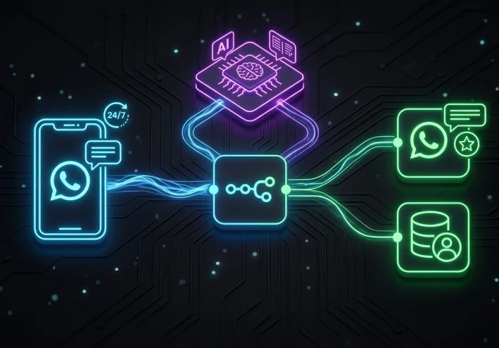 الدليل الشامل لبناء بوت واتساب ذكي لخدمة العملاء باستخدام n8n والذكاء الاصطناعي
