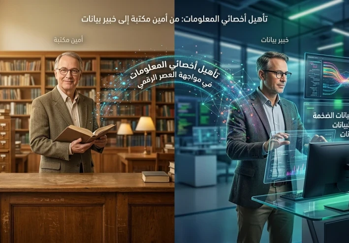 تأهيل أخصائي المعلومات في مواجهة العصر الرقمي: من "أمين مكتبة" إلى "خبير بيانات"
