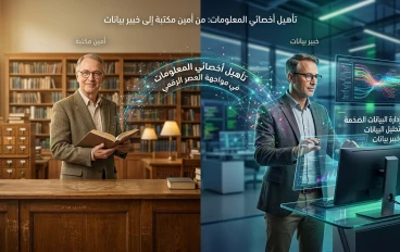 تأهيل أخصائي المعلومات في مواجهة العصر الرقمي: من "أمين مكتبة" إلى "خبير بيانات"