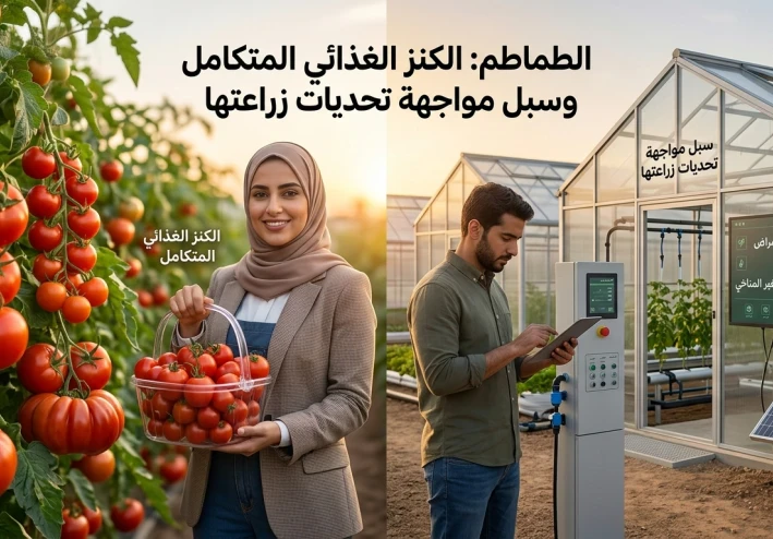 الطماطم: الكنز الغذائي المتكامل وسبل مواجهة تحديات زراعتها