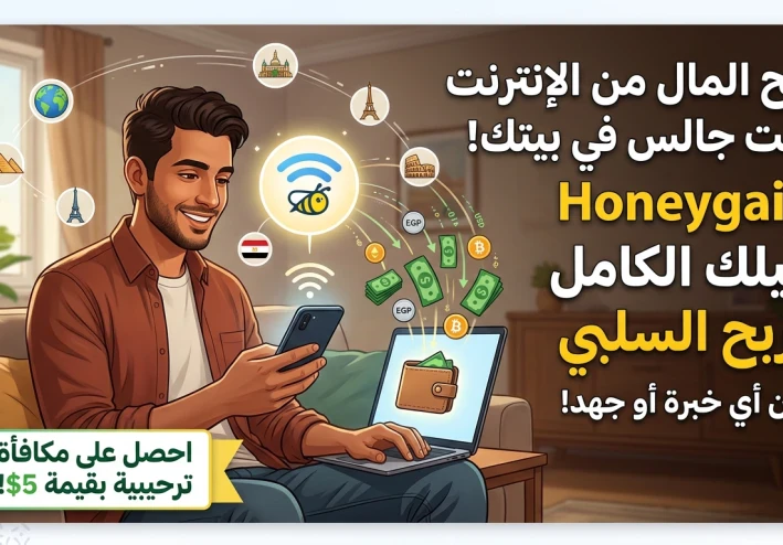 Honeygain: كيف تربح المال من الإنترنت بدون أي خبرة أو جهد